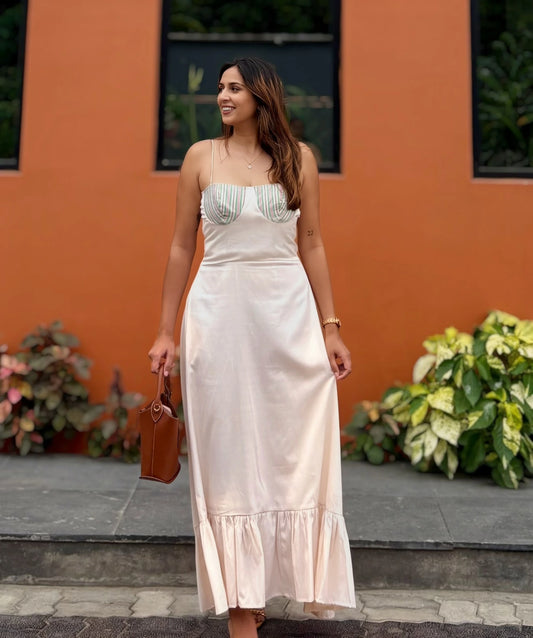 Cream Cloud Dress